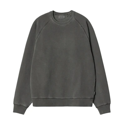 Carhartt WIP FW23 Taos Crewneck Sweatshirt Flint Gray Casual Pullover I032922-654-GD