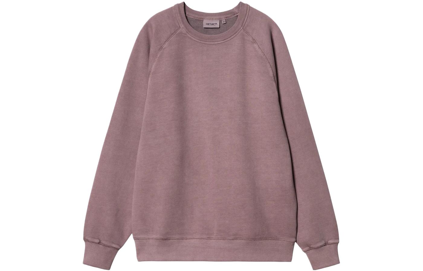 Carhartt WIP FW23 Taos Sweatshirt Crewneck Pullover Grey Pink I032922-1XF-GD