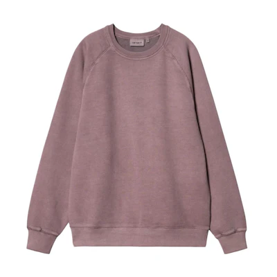Carhartt WIP FW23 Taos Sweatshirt Crewneck Pullover Grey Pink I032922-1XF-GD