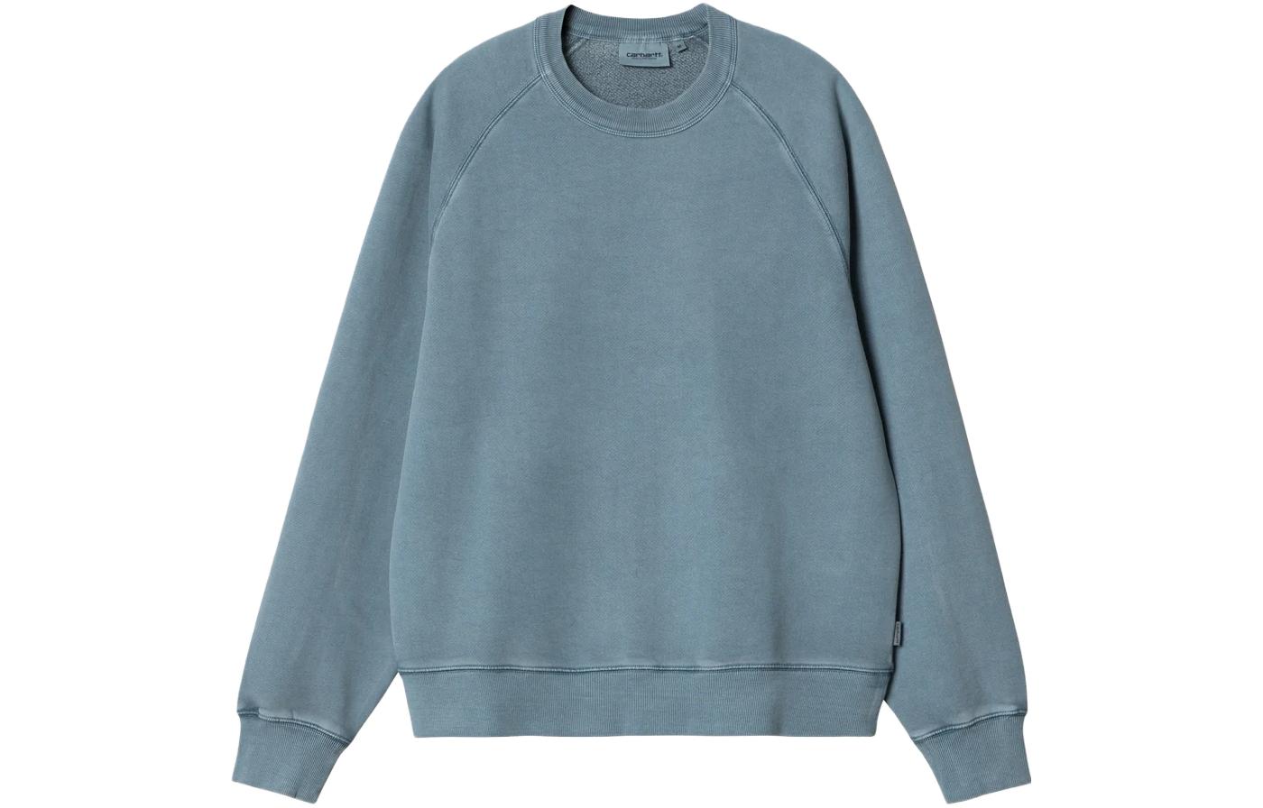 Carhartt WIP FW23 Taos Sweatshirt Vancouver Blue Crewneck Casual Pullover I032922-1Y1-GD