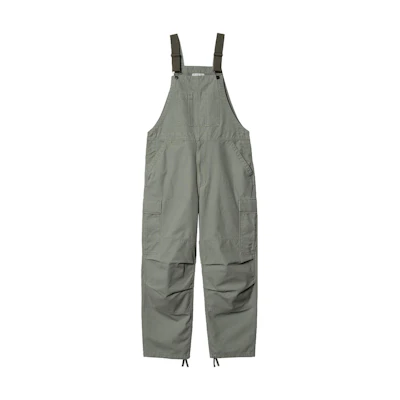 Carhartt WIP FW23 TOUR Green Solid Utility Overalls with Pocket Design I032292-667-06