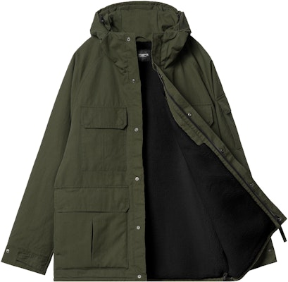 Carhartt WIP FW23 TOUR 男款寬鬆綠色軍裝可調連帽外套 I032250-1NQ-XX Shop Carhartt WIP FW23 TOUR 男款寬鬆綠色軍裝可調連帽外套 I032250-1NQ-XX