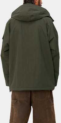 Carhartt WIP FW23 TOUR 男款寬鬆綠色軍裝可調連帽外套 I032250-1NQ-XX Details for Carhartt WIP FW23 TOUR 男款寬鬆綠色軍裝可調連帽外套 I032250-1NQ-XX