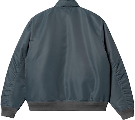 Carhartt WIP FW23 TOUR Jaket Bomber Nylon Tahan Air Pria - Warna Mineral I032300-1SY-XX Lookbook Carhartt WIP FW23 TOUR Jaket Bomber Nylon Tahan Air Pria - Warna Mineral I032300-1SY-XX