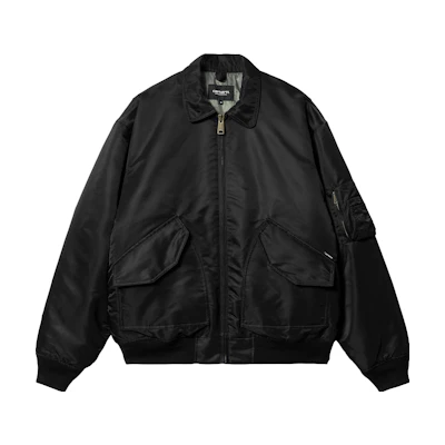 Carhartt WIP FW23 TOUR Bomber Waterproof Nylon Jacket Black - I032300-1SX-XX