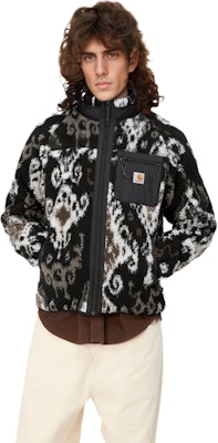 Carhartt WIP FW23 TOUR Jaket Warna Blok Pocket Zip Hitam. I025120_1QN_XX Shop Carhartt WIP FW23 TOUR Jaket Warna Blok Pocket Zip Hitam. I025120_1QN_XX