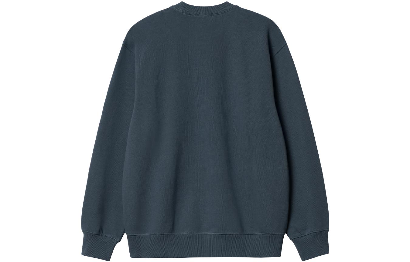 Lookbook Carhartt WIP FW23 TOUR 男士纯色Logo贴标圆领卫衣 矿物色 I030903-0R-XX