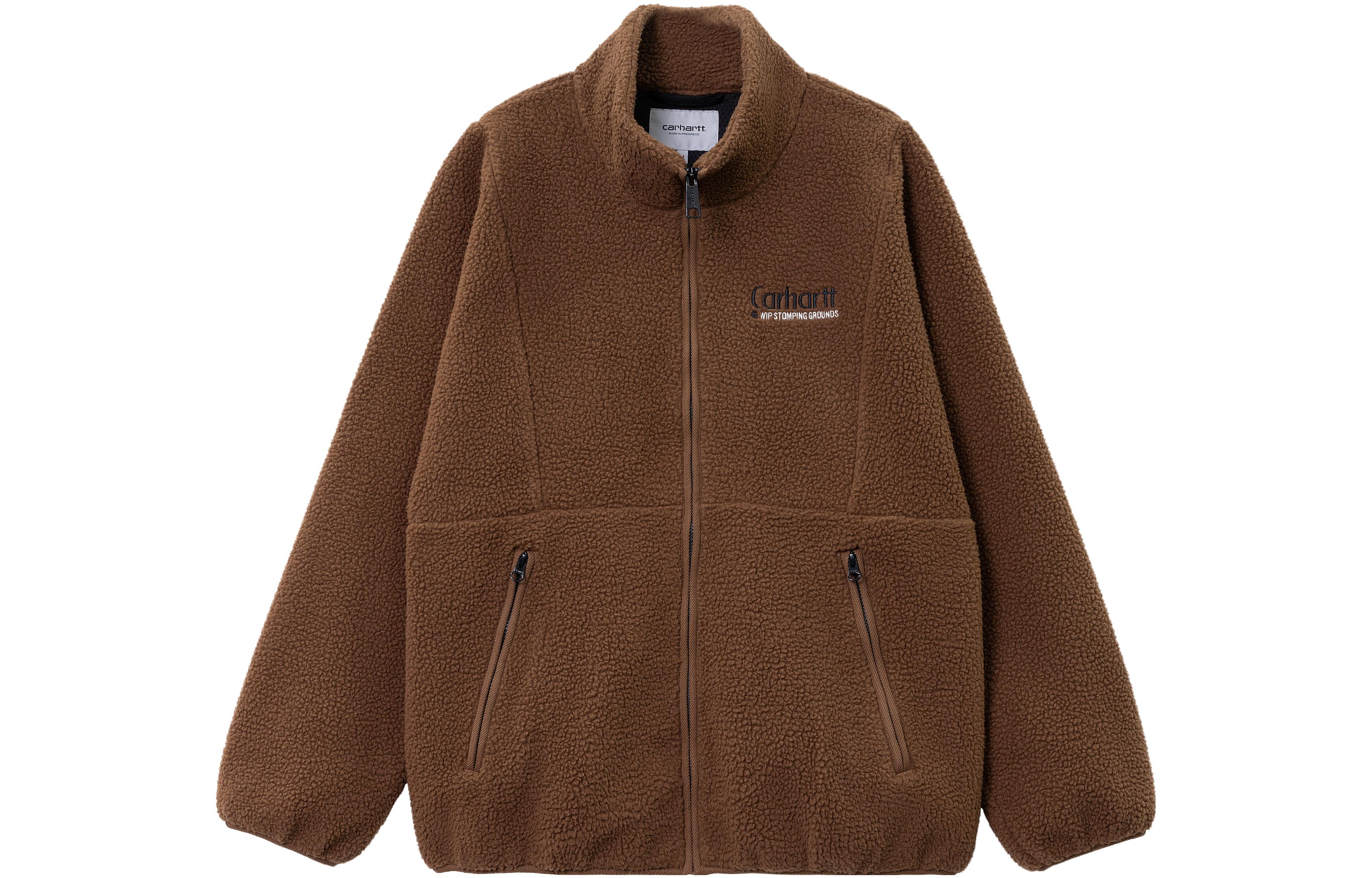 Carhartt WIP FW23 TOUR Draper Fleece Zip Jacket Brown Mens I032245-1CN-XX
