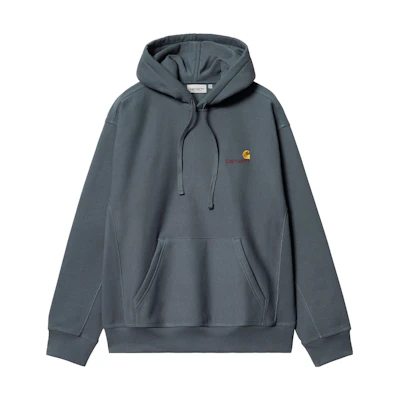 Carhartt WIP FW23 TOUR Logo Embroidered Hoodie Men’s Pullover Mineral Color I028279-0R-XX