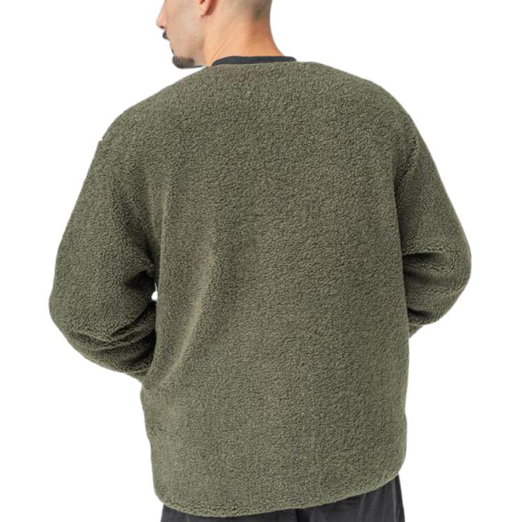 Carhartt WIP FW23 TOUR Suede Zip V-Neck Patch Pocket Jacket Green - I032244-63-XX 圖 4