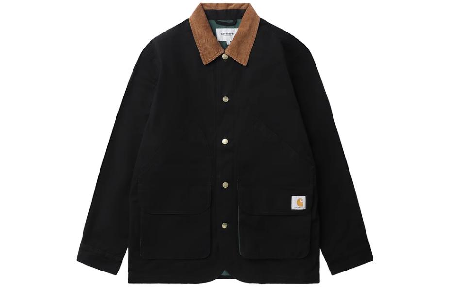 Carhartt WIP FW23 Washed Contrast Work Jacket Unisex Black CHXJKF23I148L-BKX