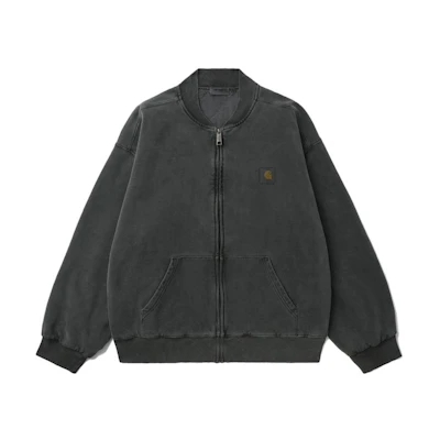 Carhartt WIP FW23 Zipper Washed Oversized Jacket Grey Casual Outerwear CHXSWF23I336L-GYX