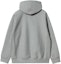 Lookbook Carhartt WIP FW24 Grey Hoodie with Solid Color Logo Embroidery and Drawstring. I028279-V6-XX