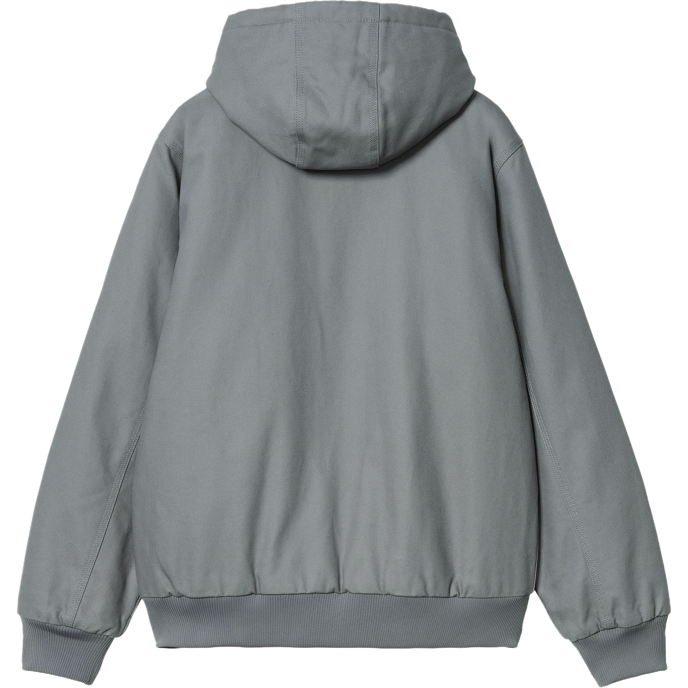 Lookbook Carhartt WIP FW24灰色男女连帽夹克长袖方标外套. I023083-191-01