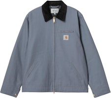 Carhartt WIP FW24 Detroit Jacket Gray Blue Unisex Zip-Up Collar Long Sleeve. I015264-2EP-01 Carhartt WIP FW24 Detroit Jacket Gray Blue Unisex Zip-Up Collar Long Sleeve. I015264-2EP-01
