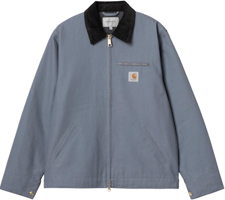 Carhartt WIP FW24 Jaket Detroit Abu Biru Unisex Lengan Panjang dengan Resleting. I015264-2EP-01 Buy Carhartt WIP FW24 Jaket Detroit Abu Biru Unisex Lengan Panjang dengan Resleting. I015264-2EP-01
