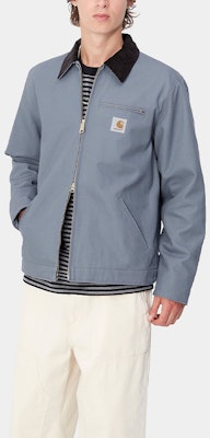 Carhartt WIP FW24 Jaket Detroit Abu Biru Unisex Lengan Panjang dengan Resleting. I015264-2EP-01 Purchase Carhartt WIP FW24 Jaket Detroit Abu Biru Unisex Lengan Panjang dengan Resleting. I015264-2EP-01