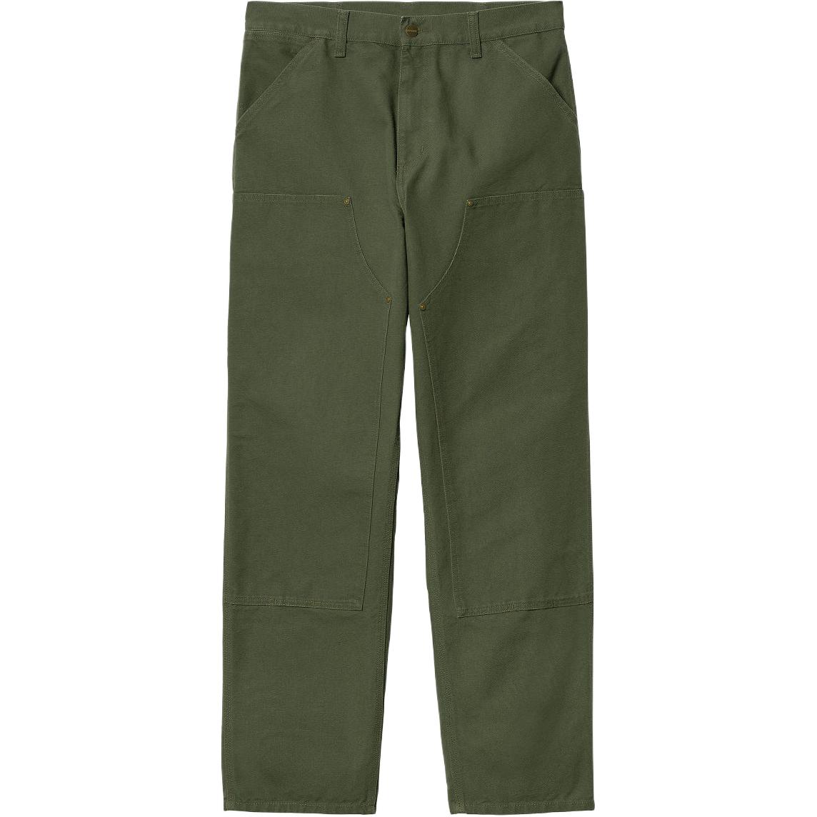 Carhartt WIP FW24 Double Knee Loose Fit Zipper Fly Pants Unisex Green I031501-2BR-02