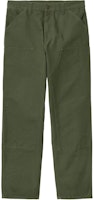 Carhartt WIP FW24 Double Knee Loose Fit Zipper Fly Pants Unisex Green I031501-2BR-02 Carhartt WIP FW24 Double Knee Loose Fit Zipper Fly Pants Unisex Green I031501-2BR-02
