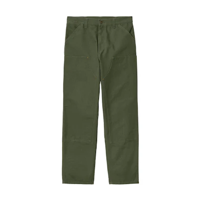 Carhartt WIP FW24 Double Knee Loose Fit Zipper Fly Pants Unisex Green I031501-2BR-02