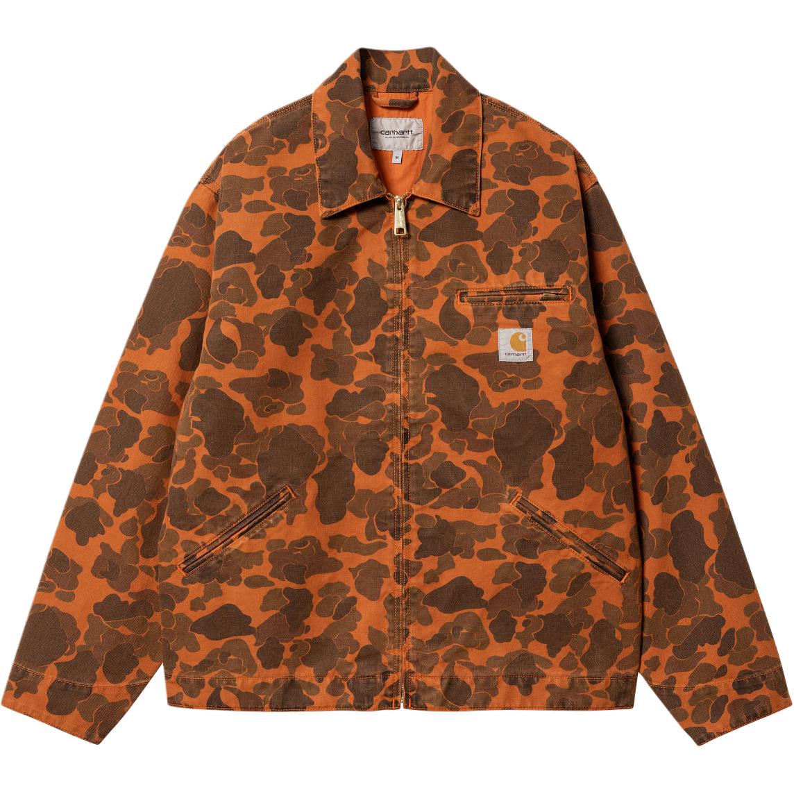 Order Chaqueta Carhartt WIP FW24 Duck Detroit Camo Triple Stitch Marrón Manga Larga. I034281-2FA-GD