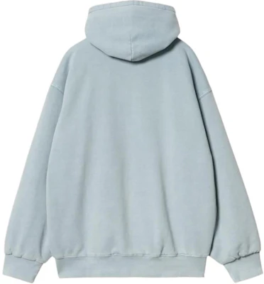 Carhartt WIP FW24 Jaket Hoodie Vista Teal Unisex Kantong Logo Patch. I029524-2BS-GD Shop Carhartt WIP FW24 Jaket Hoodie Vista Teal Unisex Kantong Logo Patch. I029524-2BS-GD