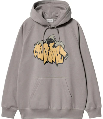 Carhartt WIP FW24 Hoodie Kelabu Uniseks Oversized Pullover Sweater I033937-29K-XX Order Carhartt WIP FW24 Hoodie Kelabu Uniseks Oversized Pullover Sweater I033937-29K-XX