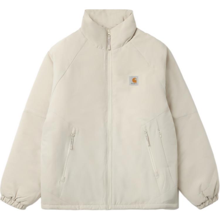 Carhartt WIP FW24 Logo Multi-Pocket Cotton Jacket Beige for Men. CHXJKA242003N-BGX