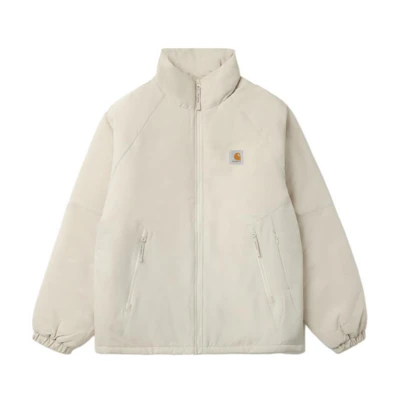 Carhartt WIP FW24 Logo Multi-Pocket Cotton Jacket Beige for Men. CHXJKA242003N-BGX
