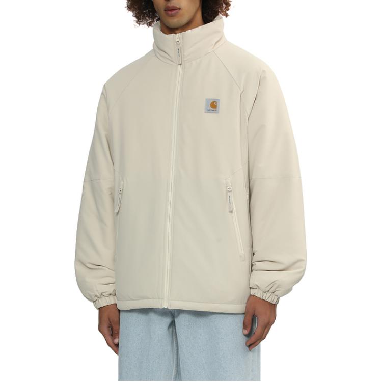 Carhartt WIP FW24 Logo Multi-Pocket Cotton Jacket Beige for Men. CHXJKA242003N-BGX 圖 4