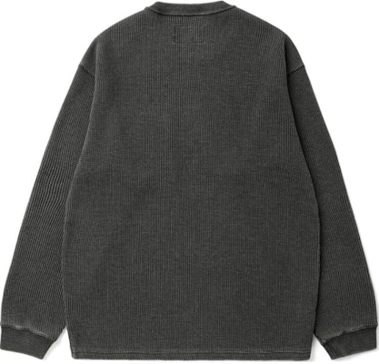 カーハート WIP FW24 ロゴポケット ワッフル長袖Tシャツ ユニセックス チャコールグレー CHXLTA242031N Lookbook カーハート WIP FW24 ロゴポケット ワッフル長袖Tシャツ ユニセックス チャコールグレー CHXLTA242031N