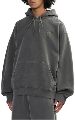 Carhartt WIP FW24 Baju Hoodie Longgar Logo Sweatshirt CHXSWI029523N Details for Carhartt WIP FW24 Baju Hoodie Longgar Logo Sweatshirt CHXSWI029523N
