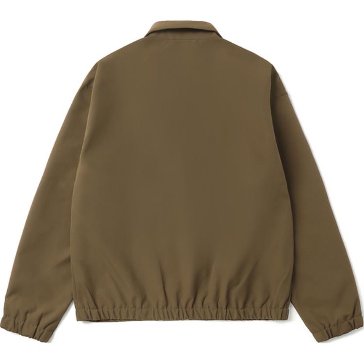 Lookbook Carhartt WIP Jaket Loose Fit Logo Bordir Coklat Kopi Pria FW24 CHXJKA242007N-BWL