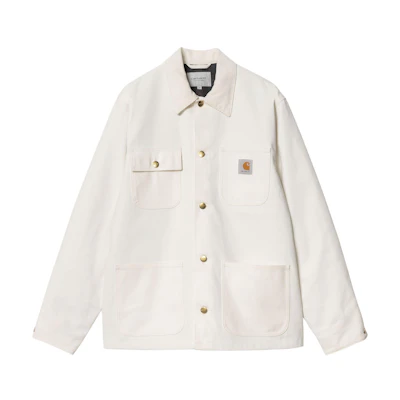 Carhartt WIP FW24 Michigan Coat Unisex Off-White Button-Up Jacket. I015261-0DJ-01