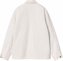 Lookbook Carhartt WIP FW24 密歇根外套 男女款米白色扣式夾克. I015261-0DJ-01