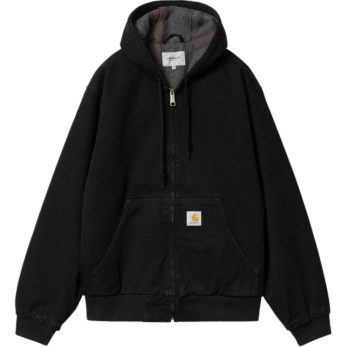 Carhartt WIP FW24 OG Active Jacket Kangaroo Pocket Black Unisex Loose Fit I032232-89-2Y