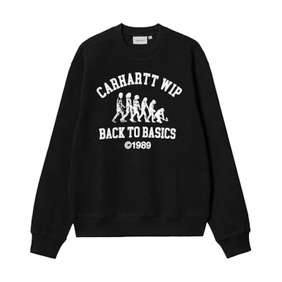 Carhartt WIP FW24 Oversized Logo Print Crewneck Sweatshirt Casual Top I034040-0D2-XX