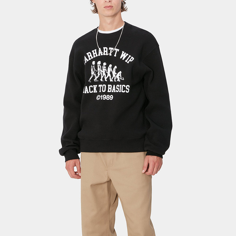 Purchase Carhartt WIP FW24 宽松款标志印花圆领卫衣休闲上衣 I034040-0D2-XX