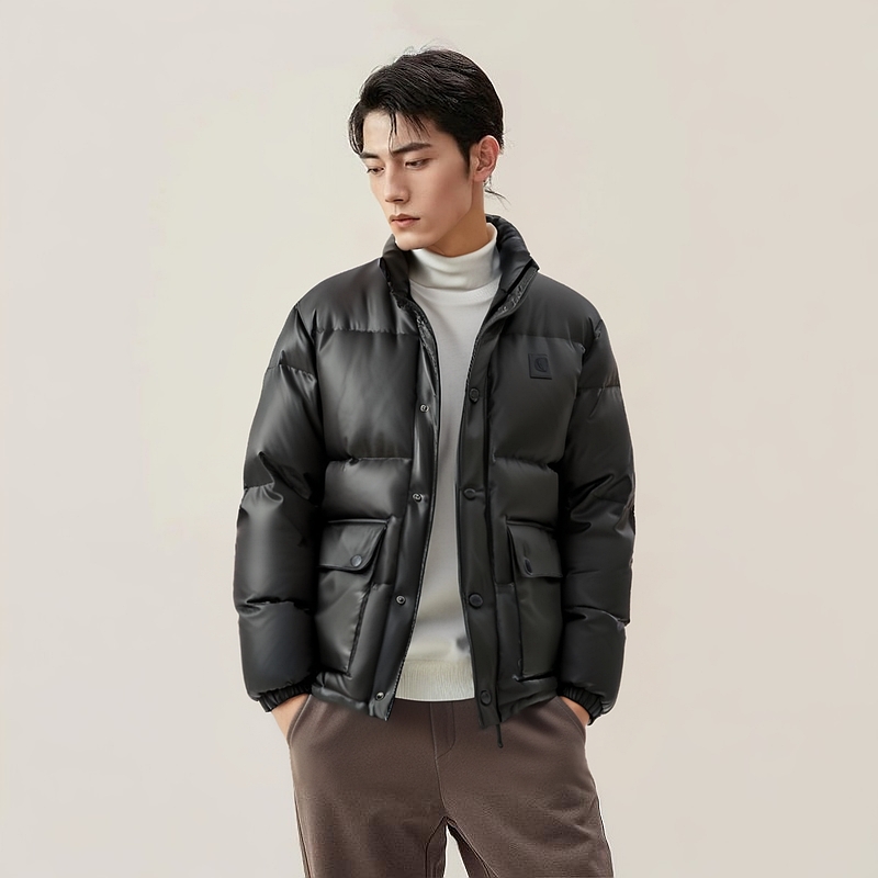 Carhartt WIP FW24 Solid Color Stand Collar Pocket Long Sleeve Down Jacket Men CHXJKA242001N 圖 3