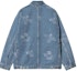 Lookbook Carhartt WIP FW24 Stamp Denim Jacket Unisex Blue with Front Pocket and Button Design I033743-2LN-35