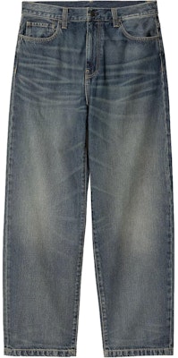 カーハート WIP FW24 ウォッシュド ルーズテーパード ジップジーンズ ユニセックス ブルー I034733-01-4Q Buy カーハート WIP FW24 ウォッシュド ルーズテーパード ジップジーンズ ユニセックス ブルー I034733-01-4Q