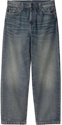 カーハート WIP FW24 ウォッシュド ルーズテーパード ジップジーンズ ユニセックス ブルー I034733-01-4Q Order カーハート WIP FW24 ウォッシュド ルーズテーパード ジップジーンズ ユニセックス ブルー I034733-01-4Q