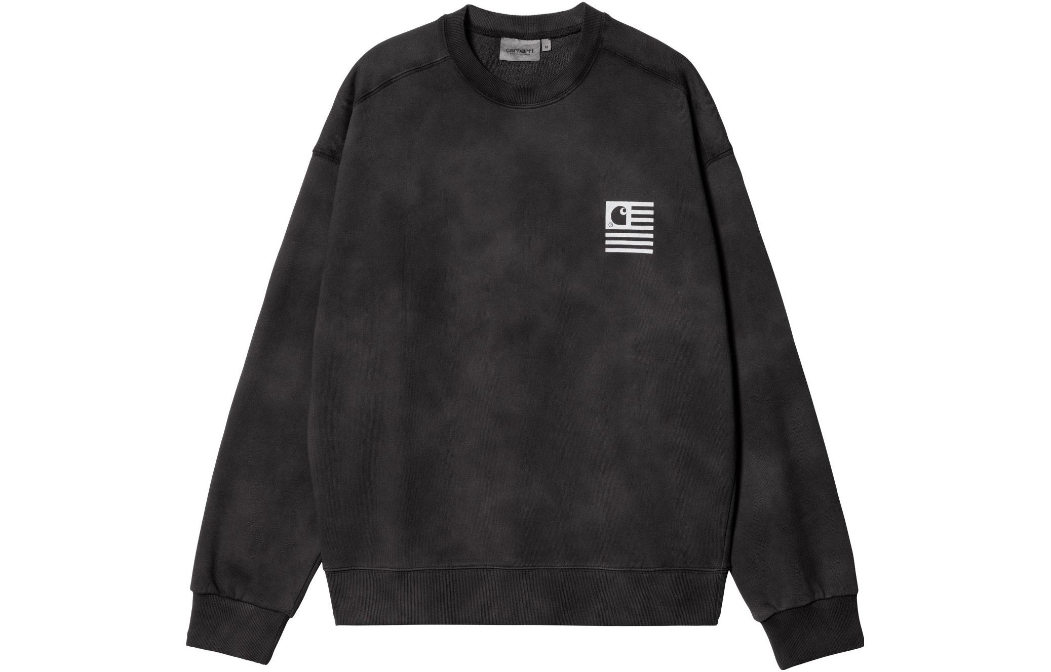 Carhartt WIP Gradient Logo Crewneck Long Sleeve Sweatshirt Black () I031793-1K5-XX