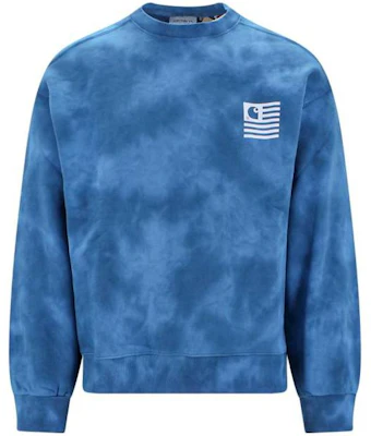 Carhartt WIP 漸層Logo印花長袖圓領衫 藍色 SS23 男款 I031793-1K0-XX Buy Carhartt WIP 漸層Logo印花長袖圓領衫 藍色 SS23 男款 I031793-1K0-XX