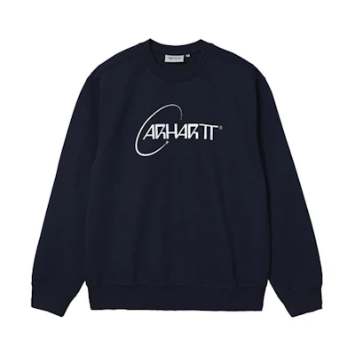 Carhartt WIP Graphic Crewneck Long Sleeve Sweatshirt Navy () I029929-1C-90
