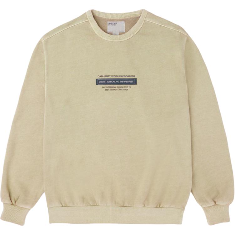 Carhartt WIP Graphic Print Crewneck Sweatshirt Green Unisex CHXSWF23A015L-GRX