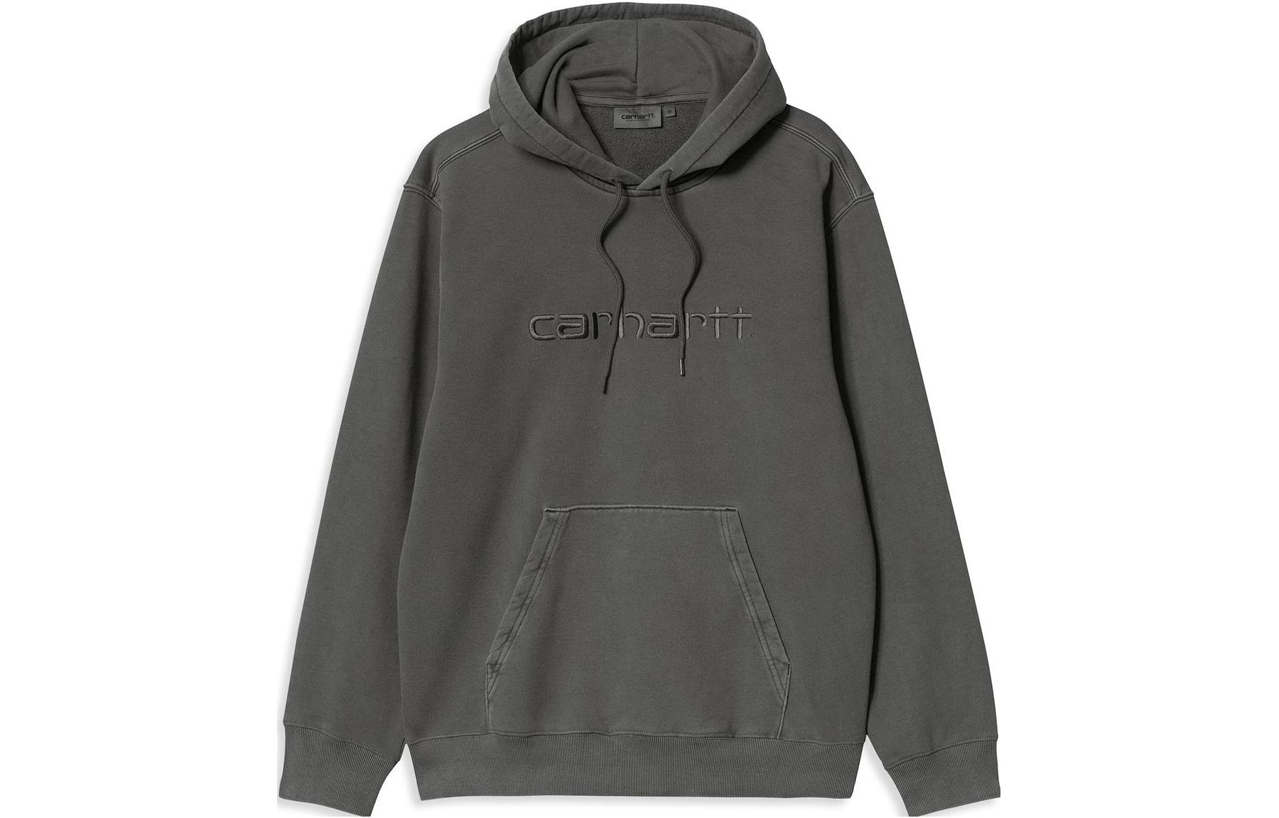 Carhartt WIP Gray Letter Logo Hoodie I030145-89G-D0 圖 2