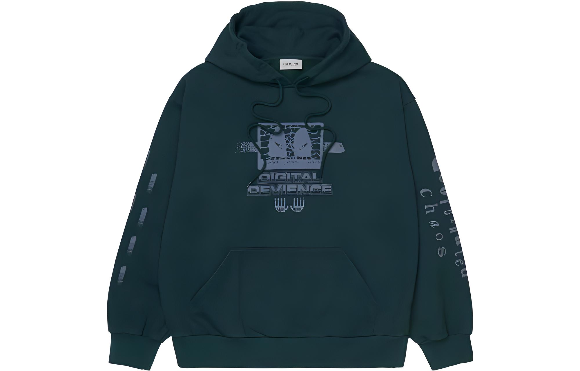 Carhartt WIP Green Hoodie with Side Letter Print I029578-0J3-XX