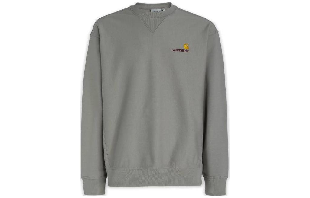 Carhartt WIP Green Logo Crewneck Long-Sleeve Sweatshirt I025475-0WF