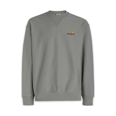 Carhartt WIP Green Logo Crewneck Long-Sleeve Sweatshirt I025475-0WF
